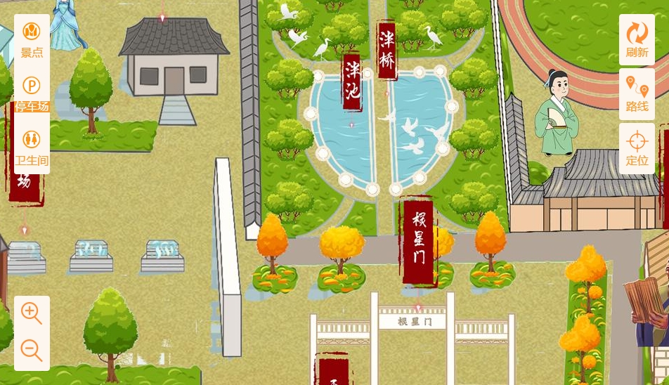 凤岗镇手绘地图景区语音讲解导览系统：智慧景区建设的基石